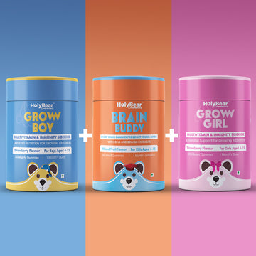 "Unlocking Wellness: The HolyBear Gummies Trio - Nourishing Health from Within"